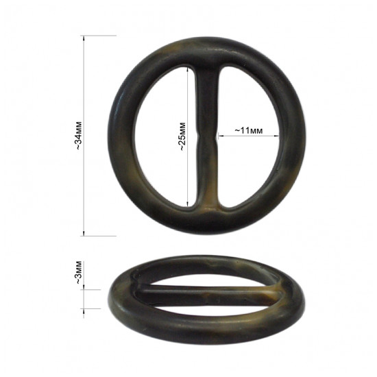 Пряжка пластик 063ПРП